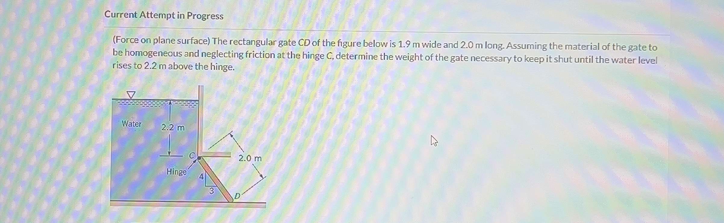 Current Attempt in Progress ( Force on plane