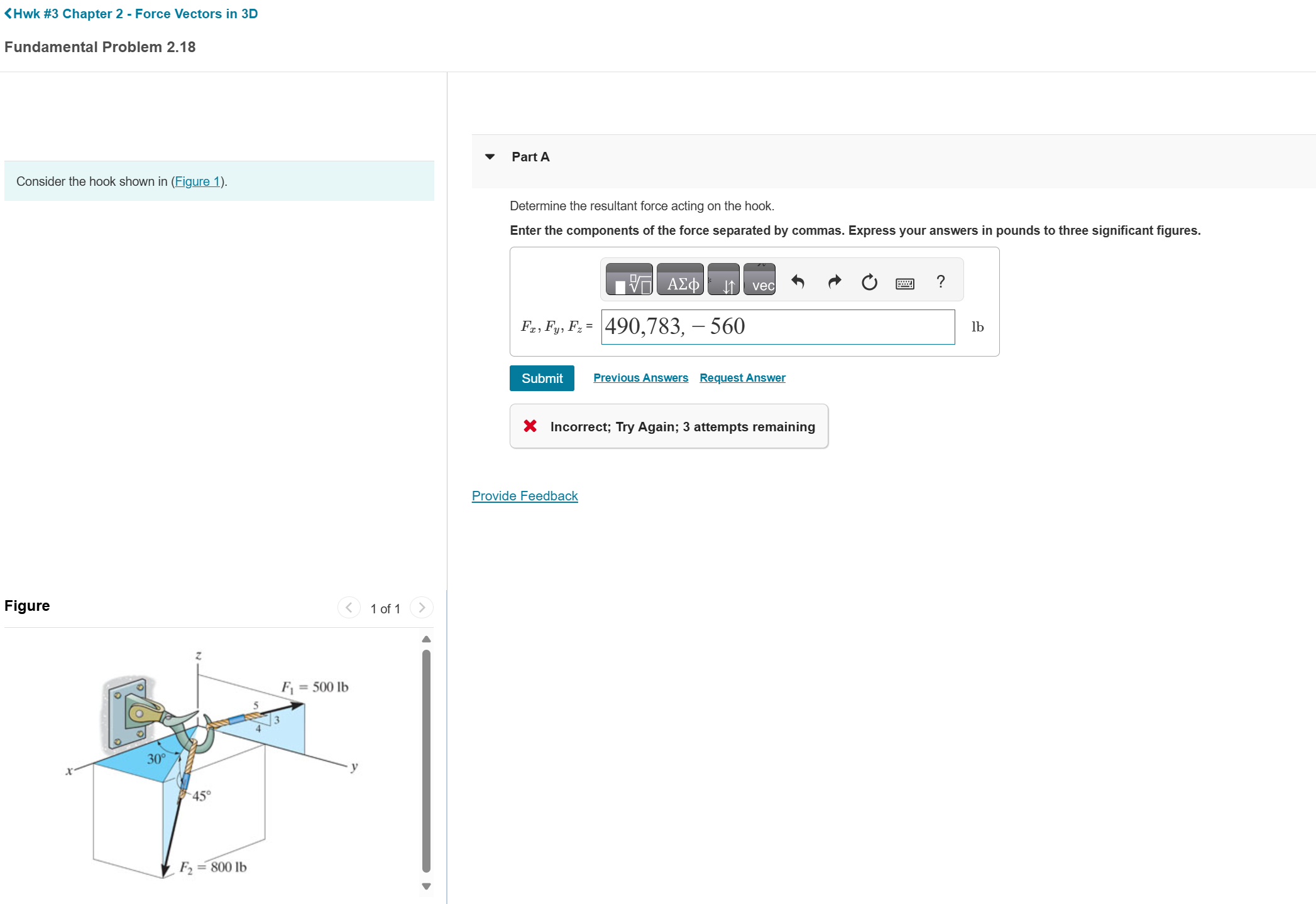 Fundamental Problem 2 . 1 8 Part A Consider the