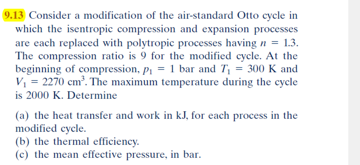 9 . 1 3 Consider a modification of the air -