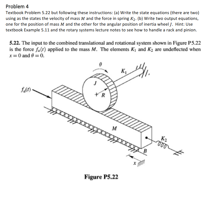Textbook Problem 5 . 2 2 but following these
