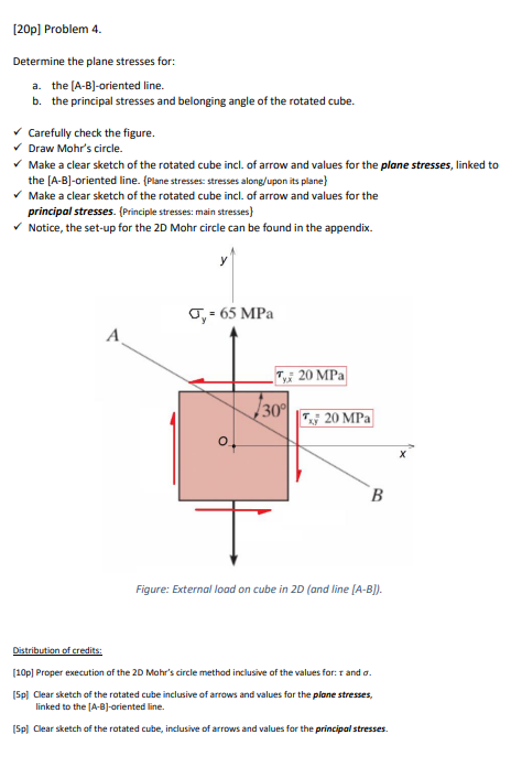 [ 2 0 p ] Problem 4 . Determine the plane