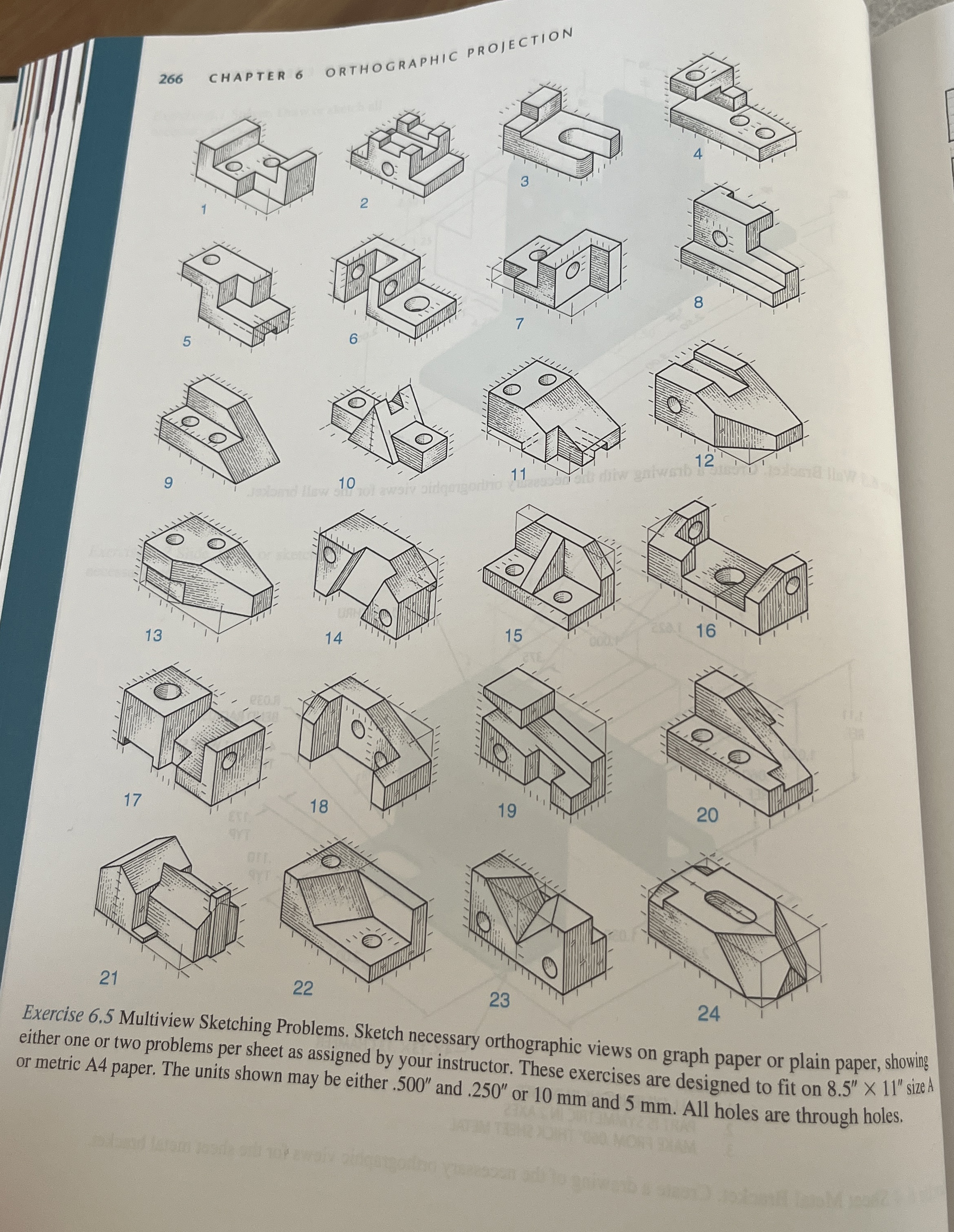 Please draw the front , top and right view for