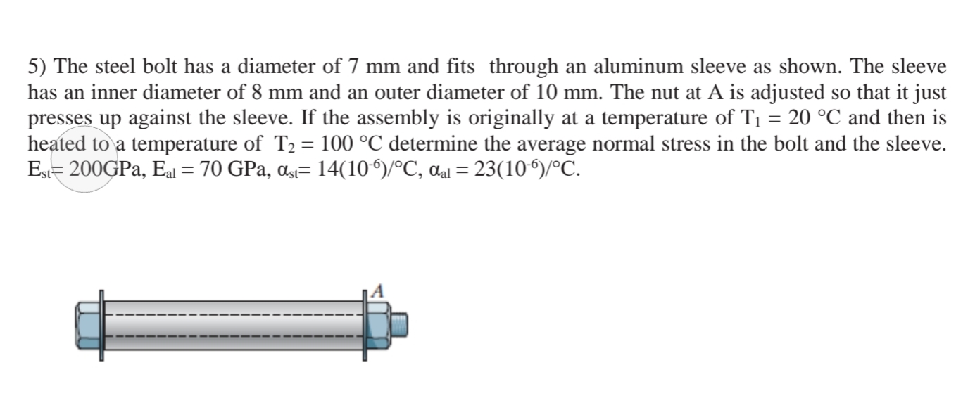 The steel bolt has a diameter of 7 mm and fits