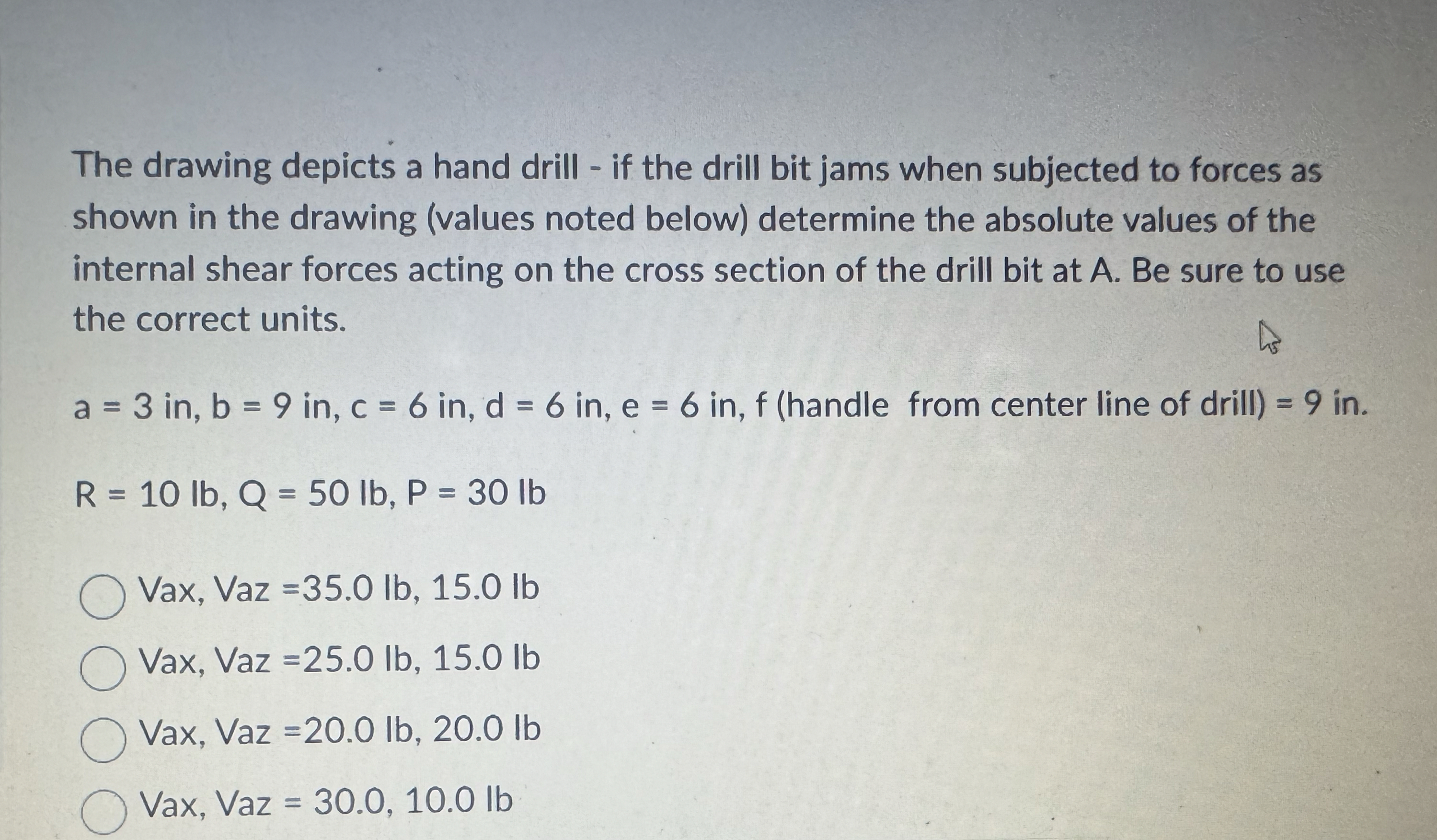 The drawing depicts a hand drill - if the drill