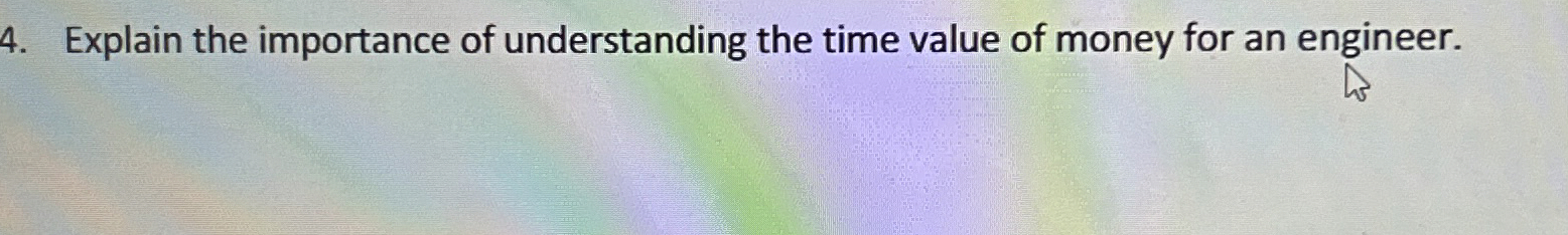 Explain the importance of understanding the time