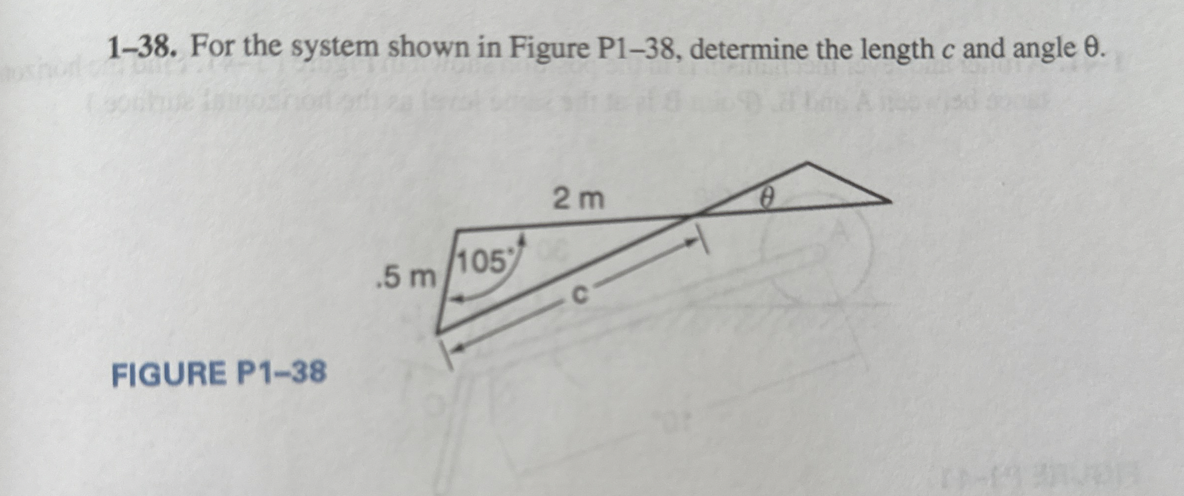 1 - 3 8 . For the system shown in Figure P 1 - 3