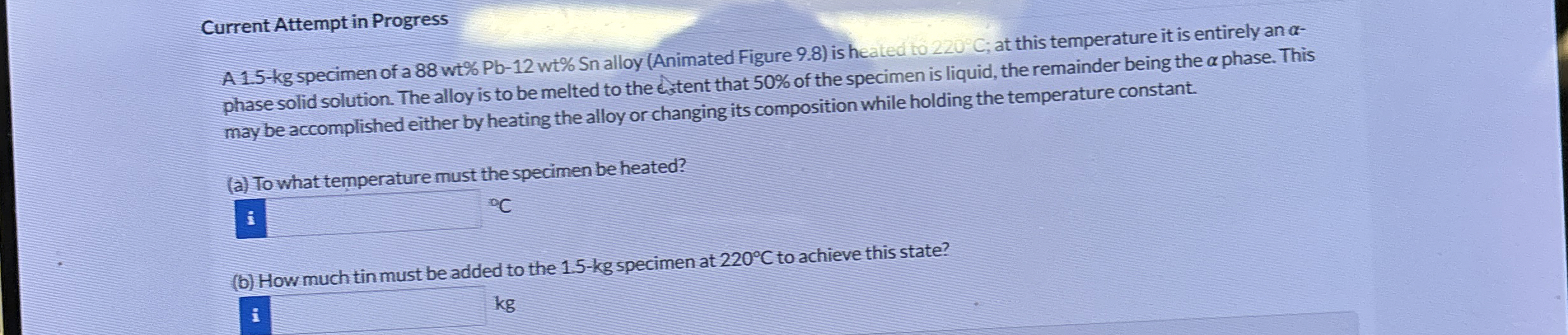 Current Attempt in Progress A 1 . 5 - k g