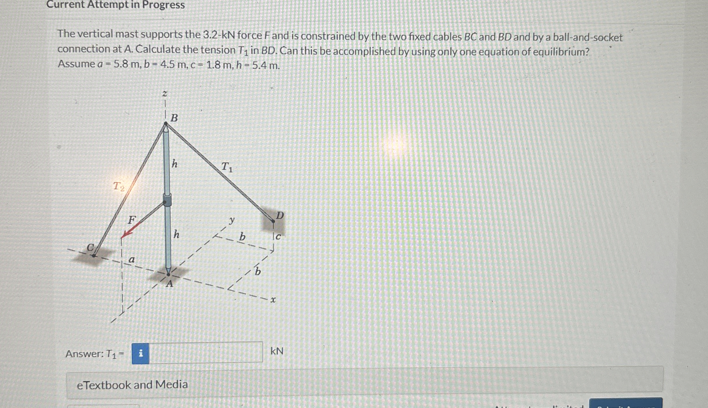 Current Attempt in Progress The vertical mast