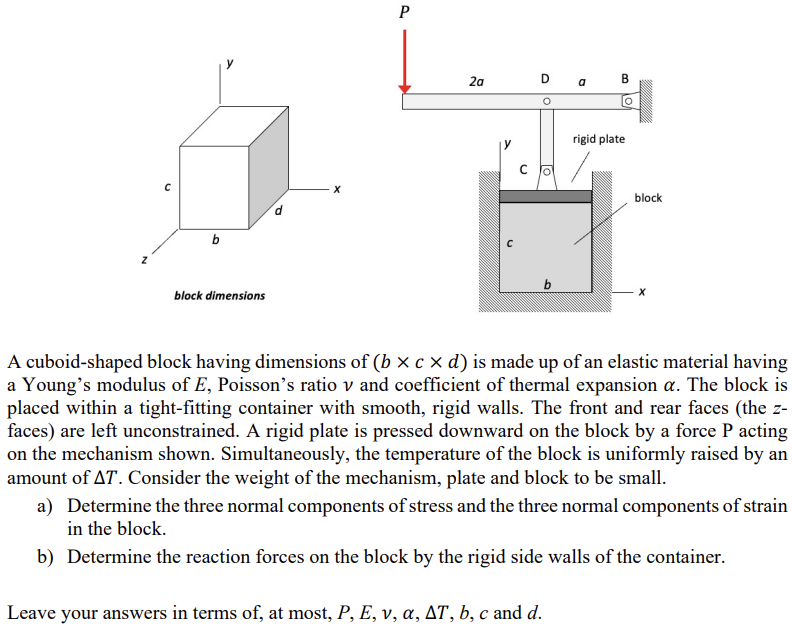 Correct info in image. A cuboid - shaped block