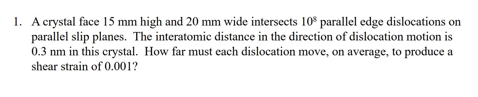 A crystal face 1 5 mm high and 2 0 mm wide