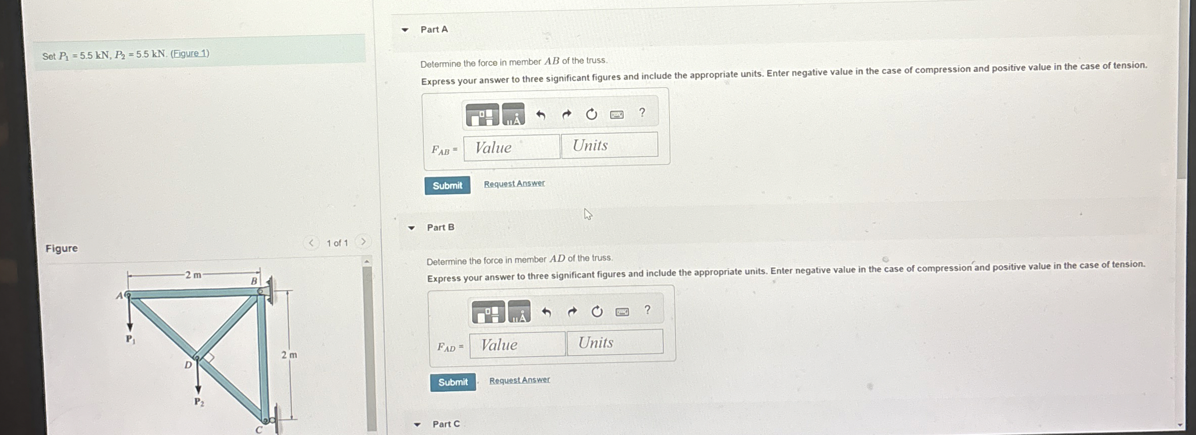 Set P 1 = 5 . 5 k N , P 2 = 5 . 5 k N . ( Eigure
