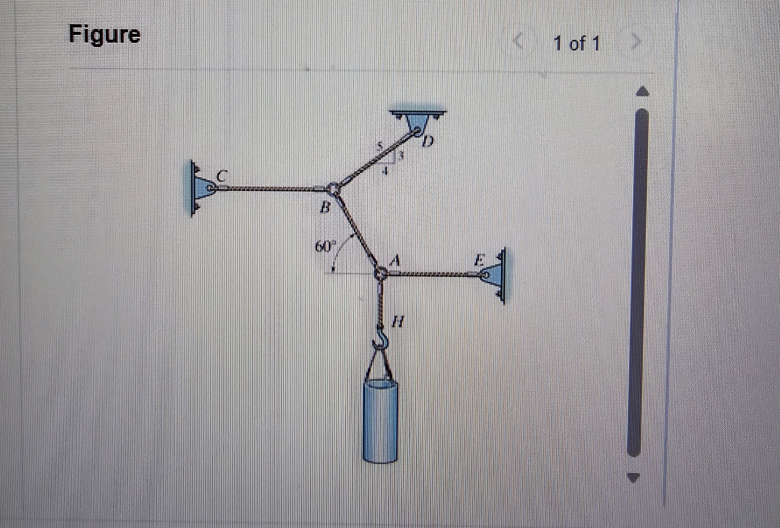 Each cord can sustain a maximum tension of 3 6 0