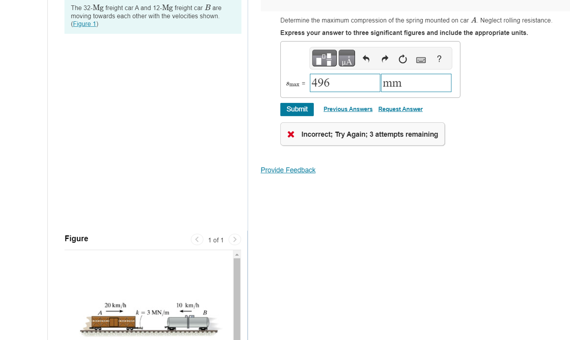 The \ ( 3 2 - \ mathrm { Mg } \ ) freight car A