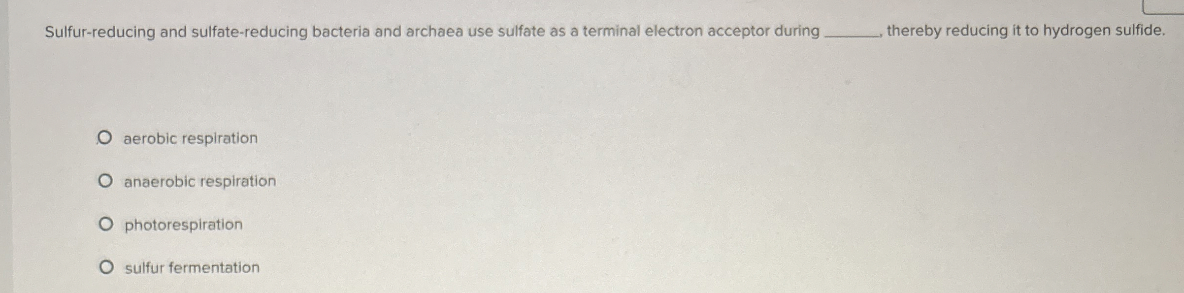 Sulfur - reducing and sulfate - reducing bacteria