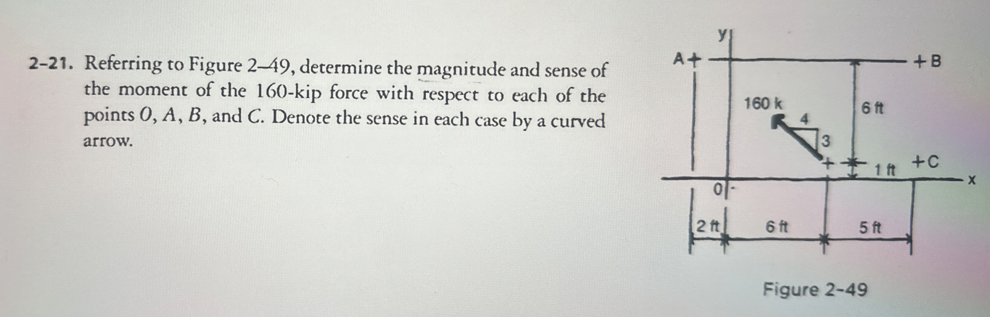 2 - 2 1 . Referring to Figure 2 - 4 9 , determine
