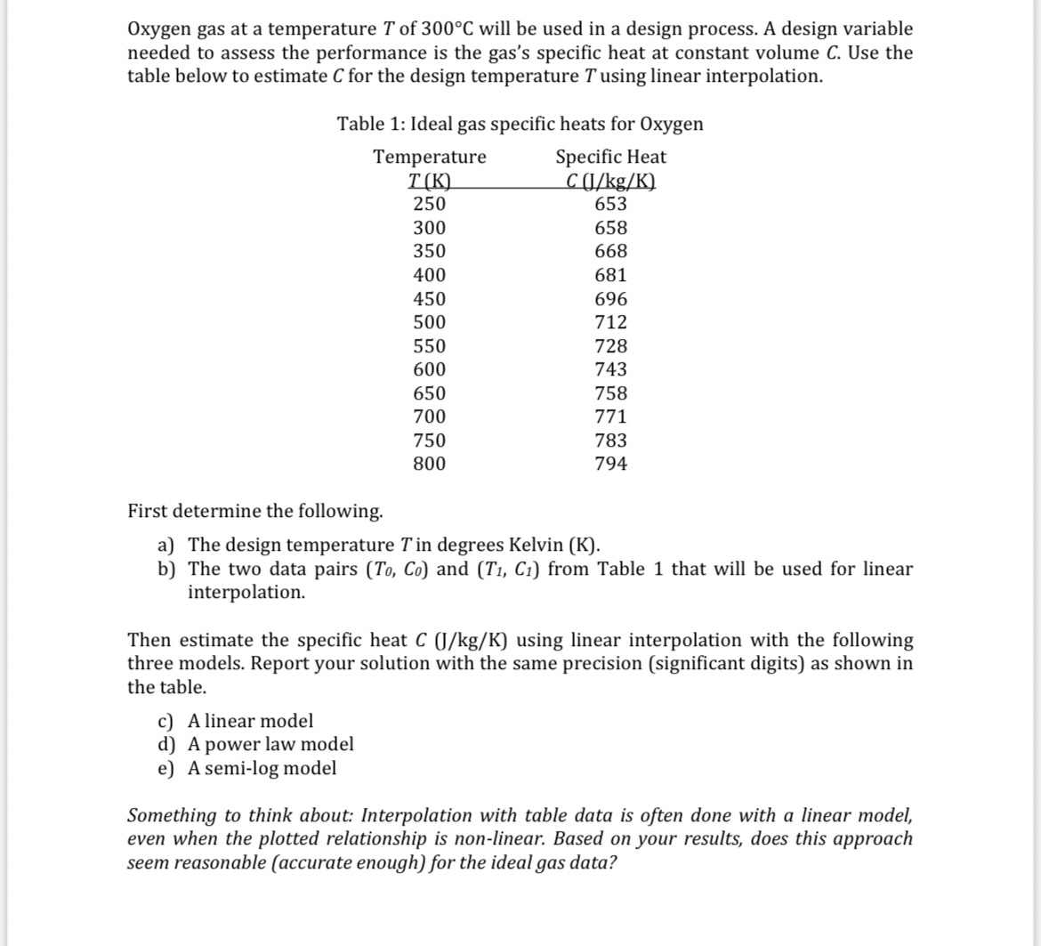 Oxygen gas at a temperature T of 3 0 0 C will be