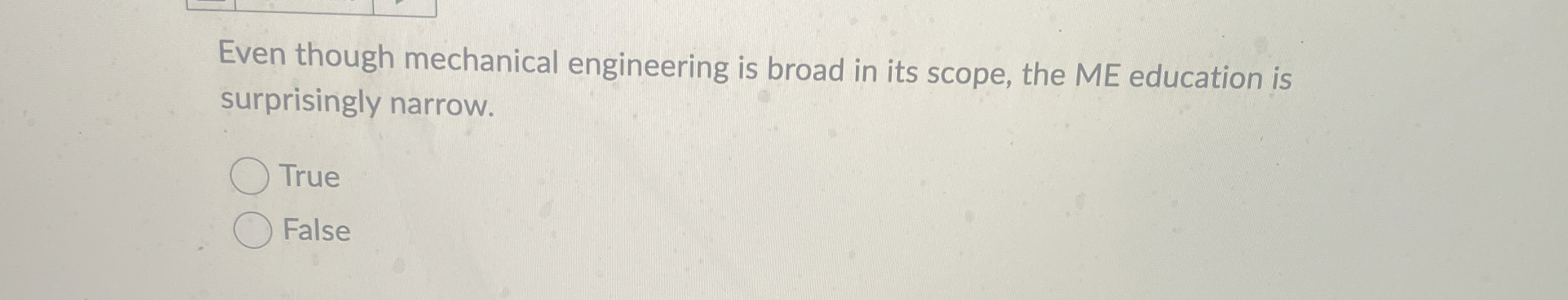 Even though mechanical engineering is broad in