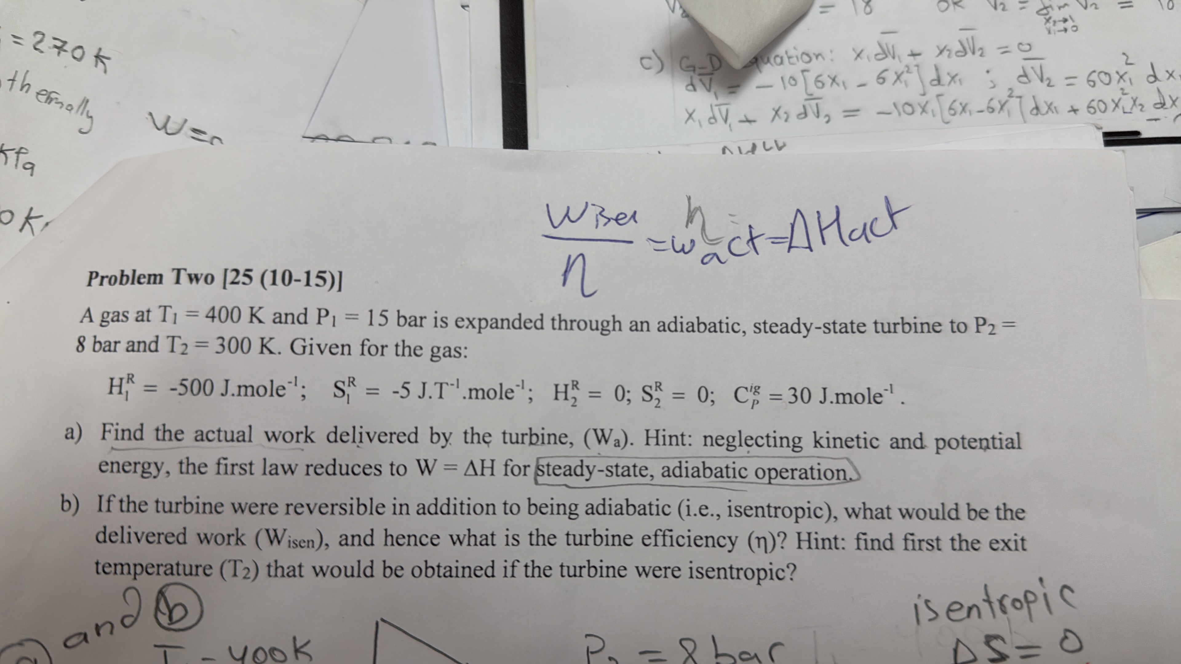 Problem Two [ 2 5 ( 1 0 - 1 5 ) ] w B e e = w c c