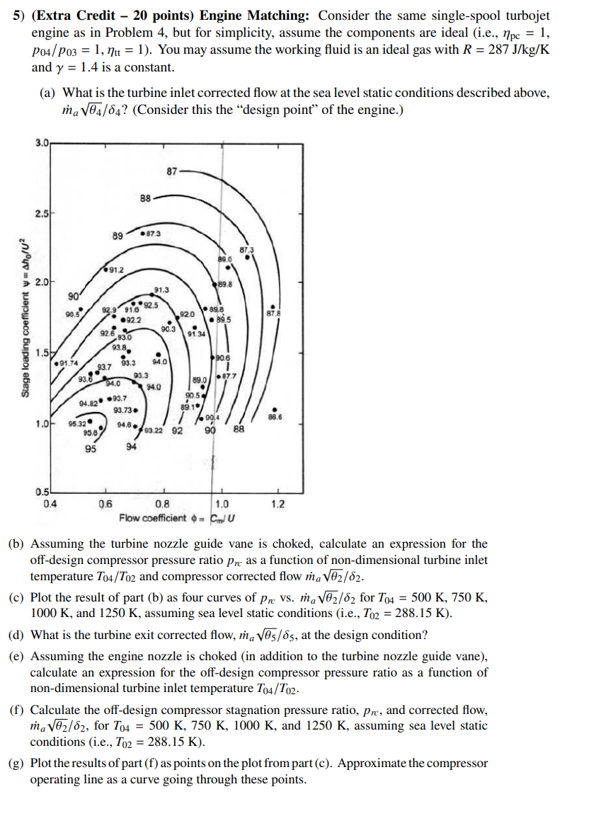 Engine Matching: Consider the same single - spool
