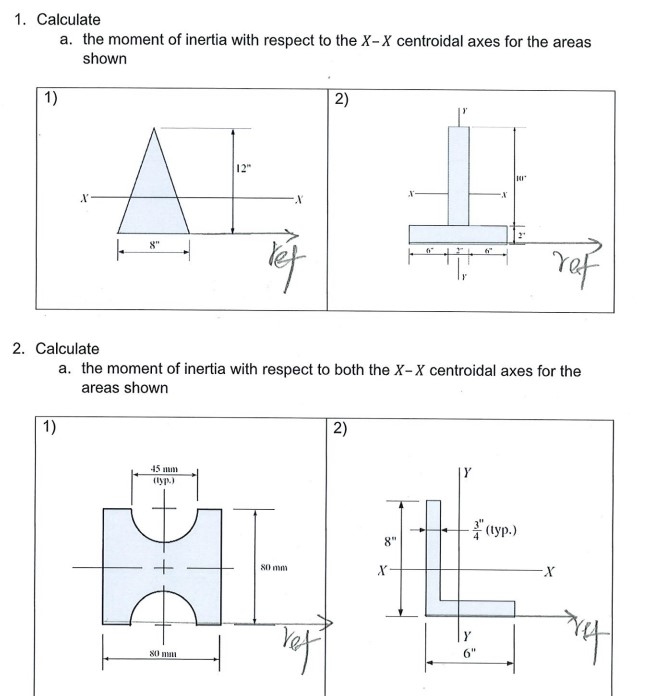 Solve problems 1 and 2 . Please show all work.