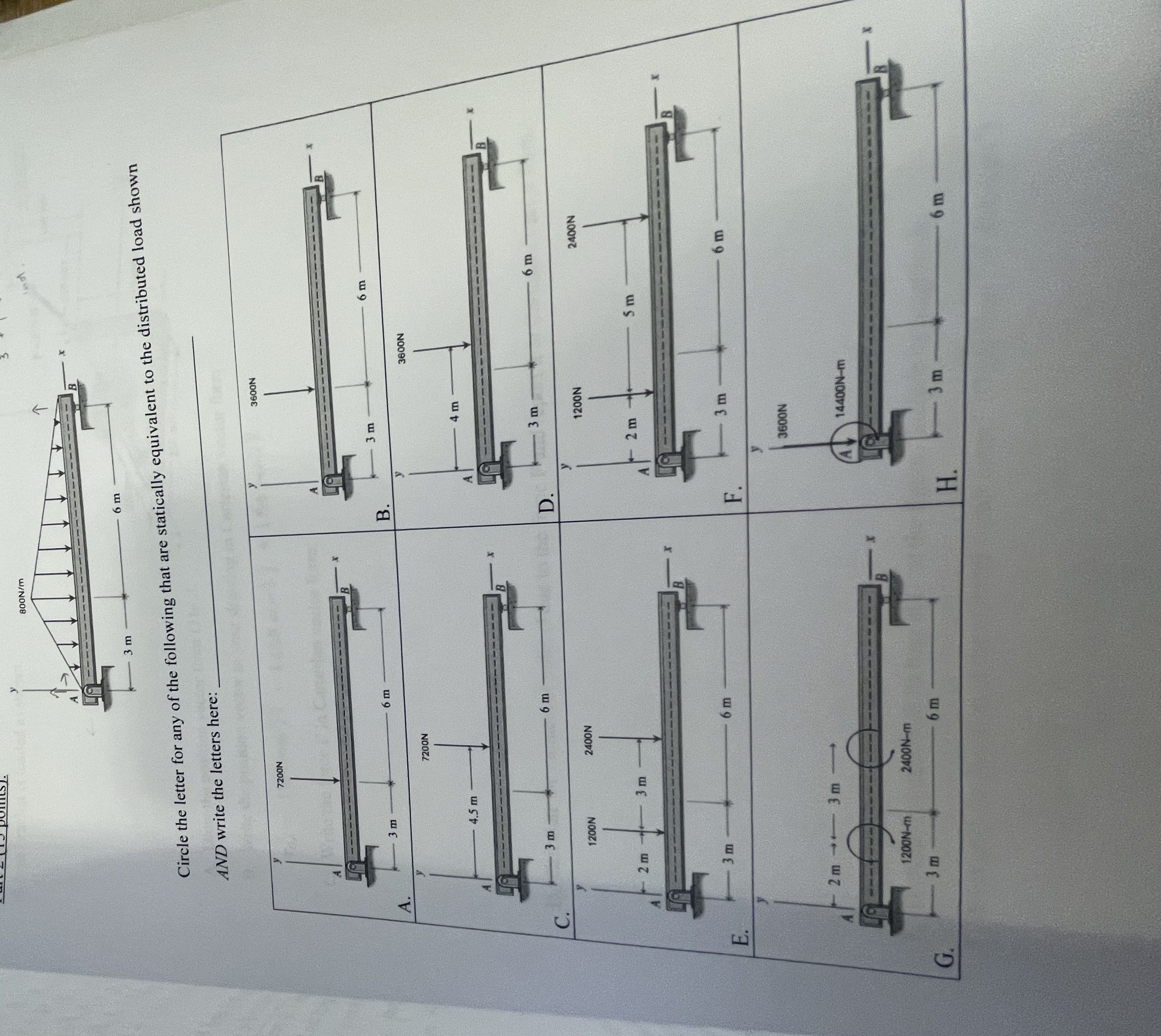 Circle the letter for any of the following that