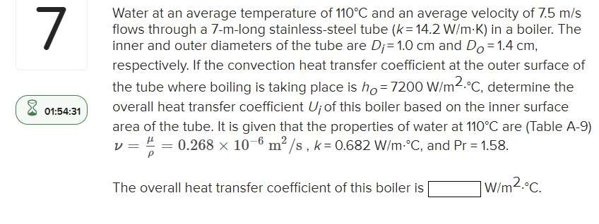 Water at an average temperature of 1 1 0 C and an