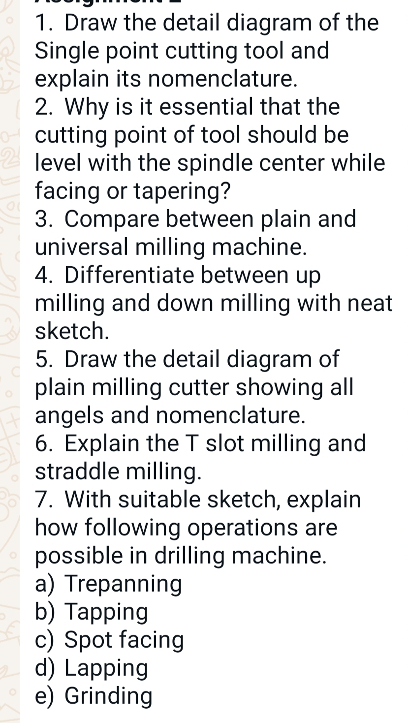 Draw the detail diagram of the Single point
