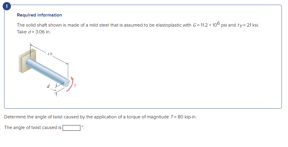 Requared inlormation Take c = 3 mRequired
