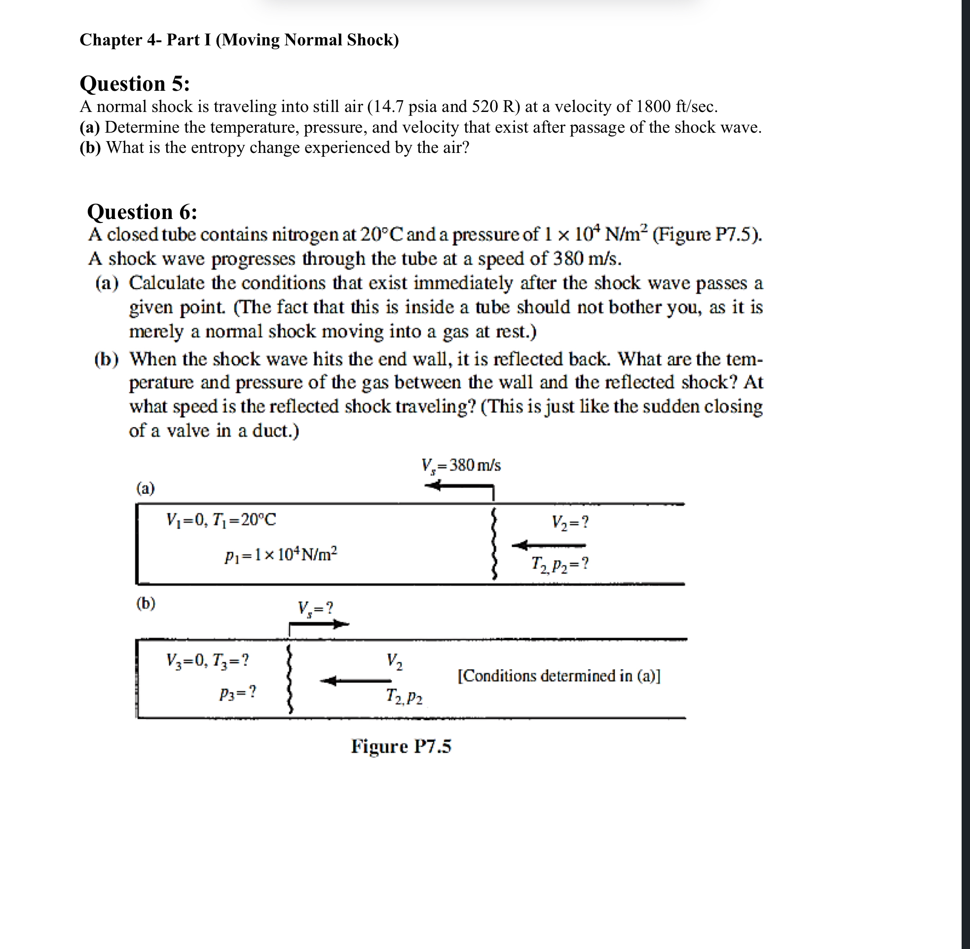 Chapter 4 - Part I ( Moving Normal Shock )