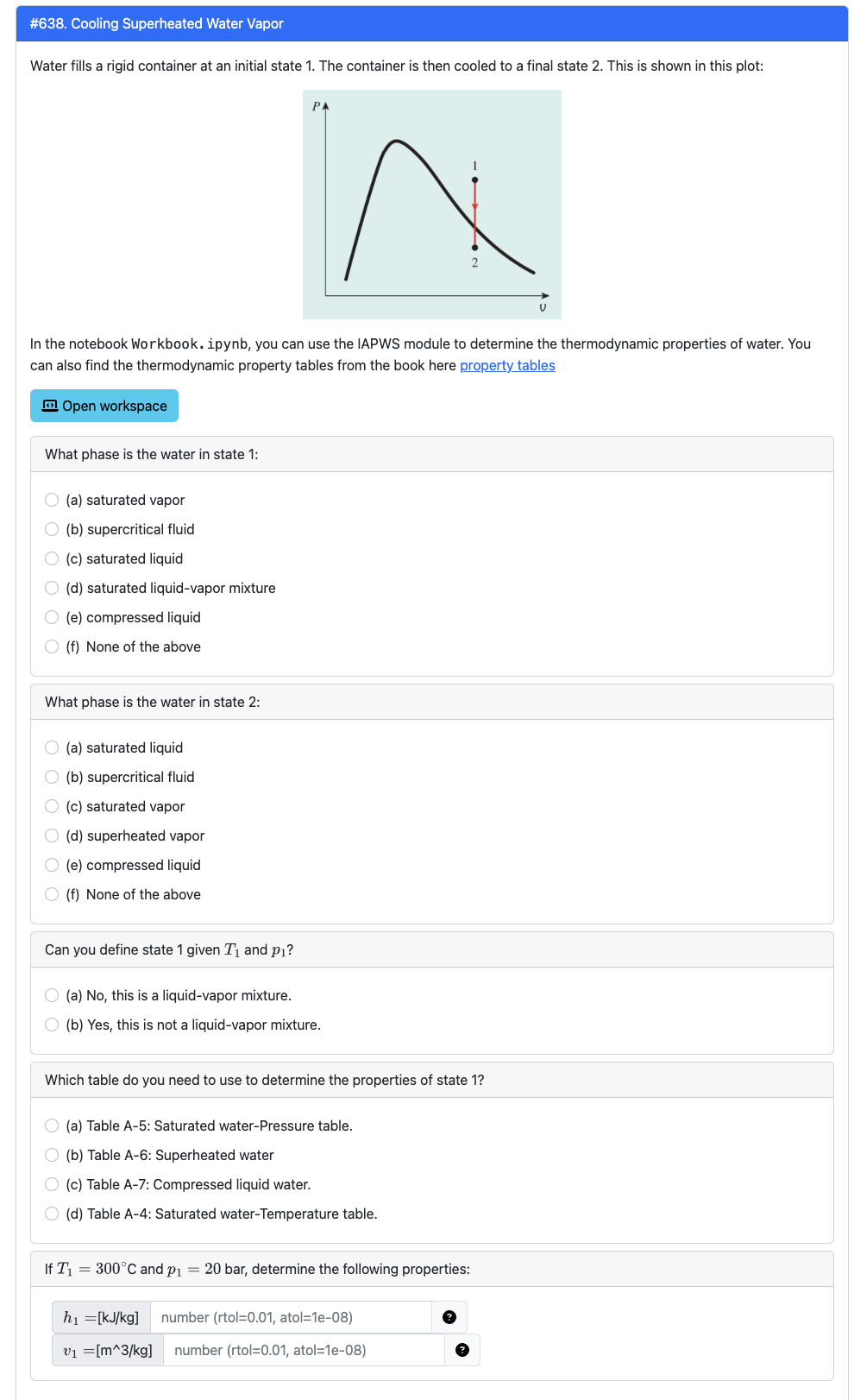 # 6 3 8 . Cooling Superheated Water Vapor Water
