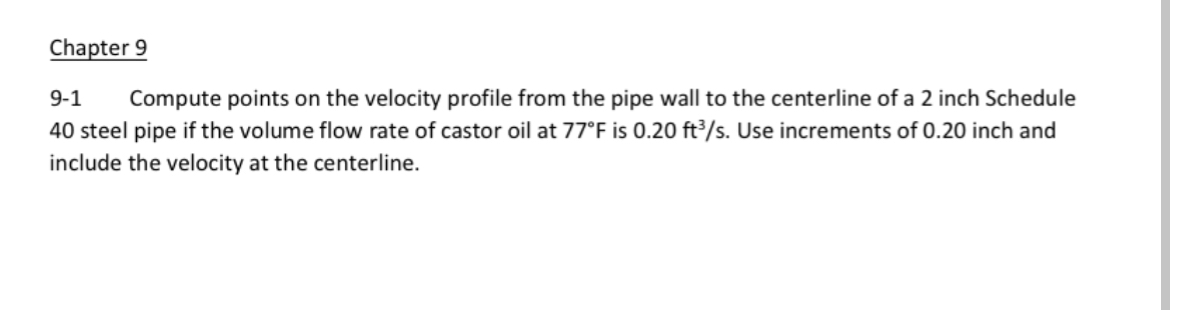 Chapter 9 9 - 1 Compute points on the velocity