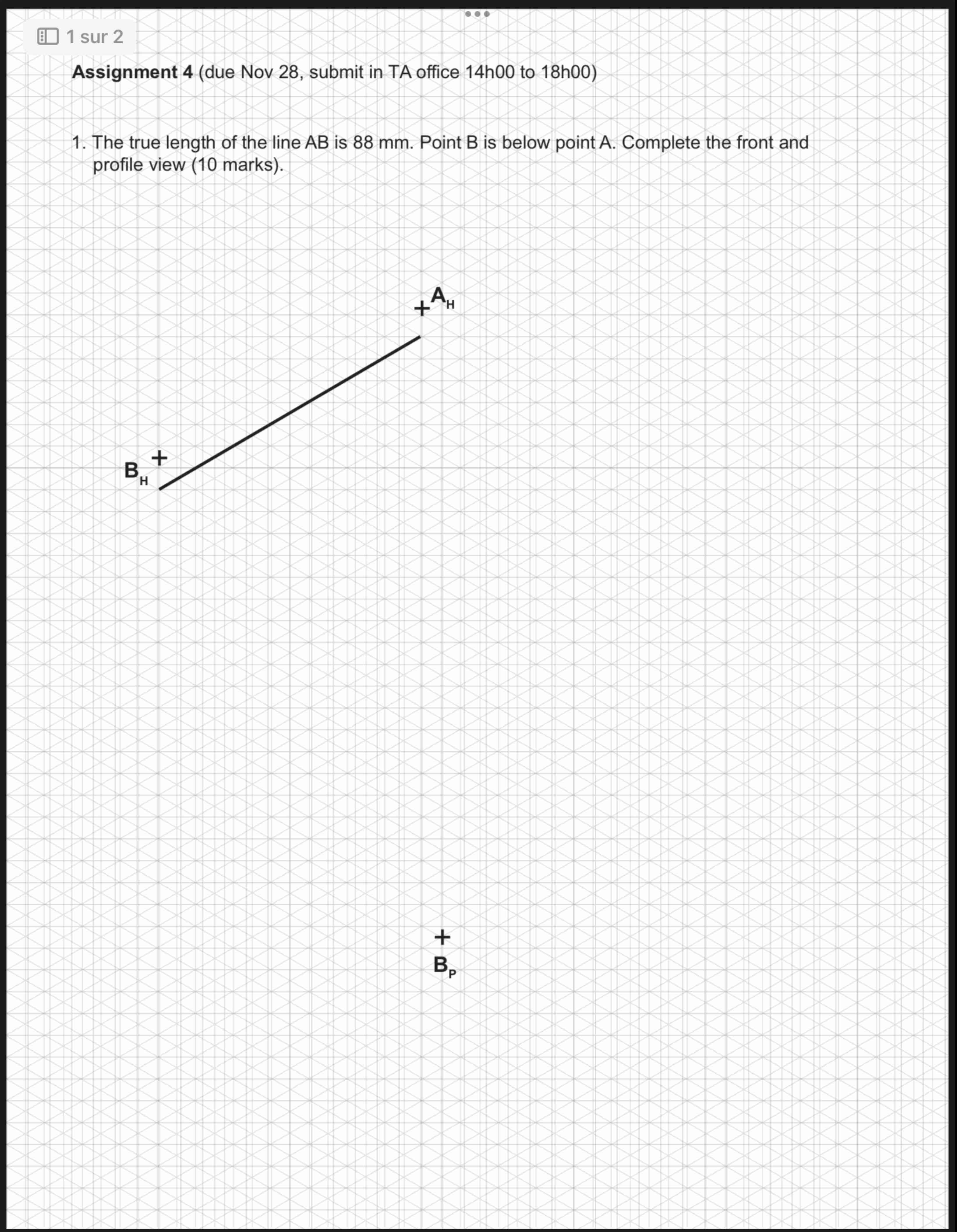 1 sur 2 Assignment 4 ( due Nov 2 8 , submit in TA