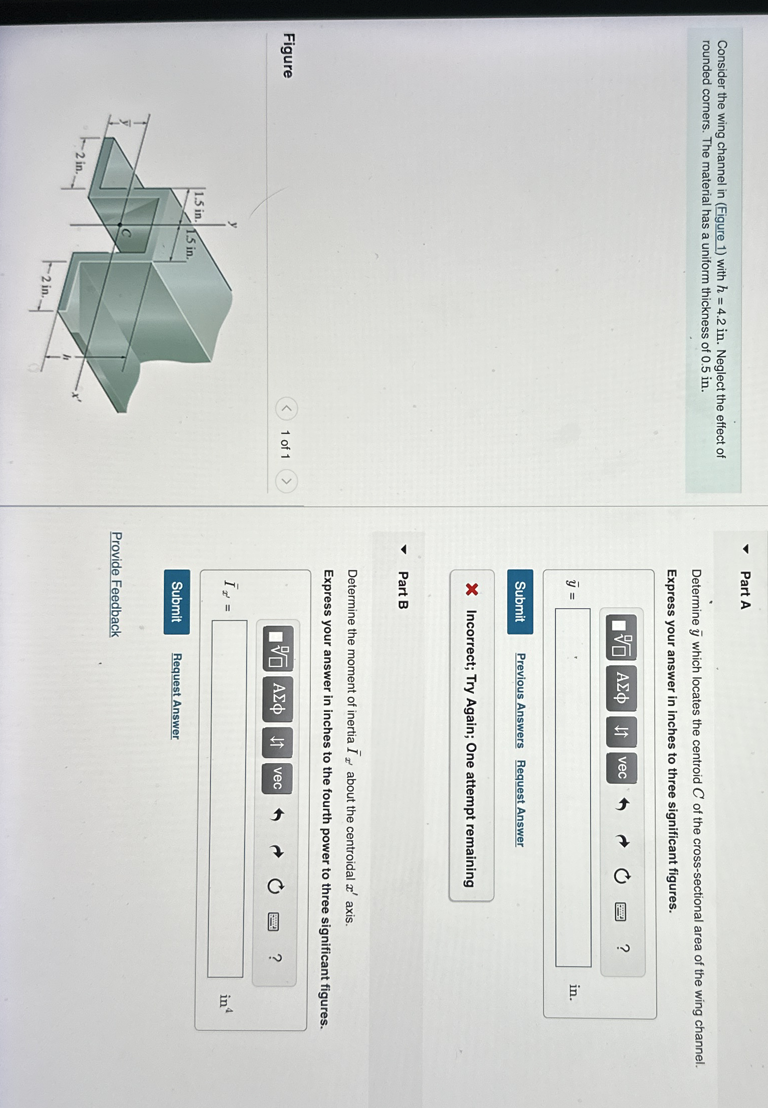 Consider the wing channel in ( Figure 1 ) with h