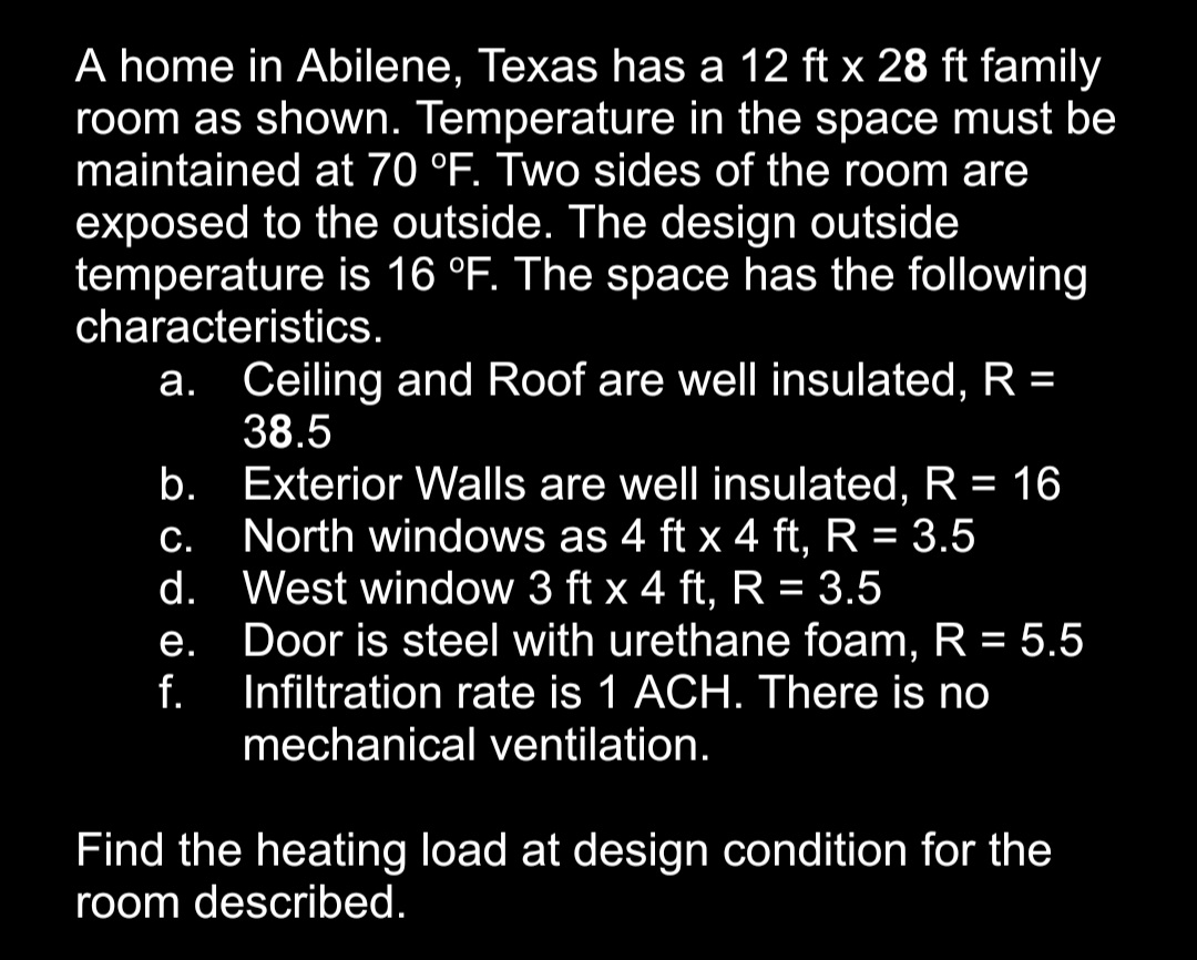 A home in Abilene, Texas has a 1 2 ft x 2 8 ft