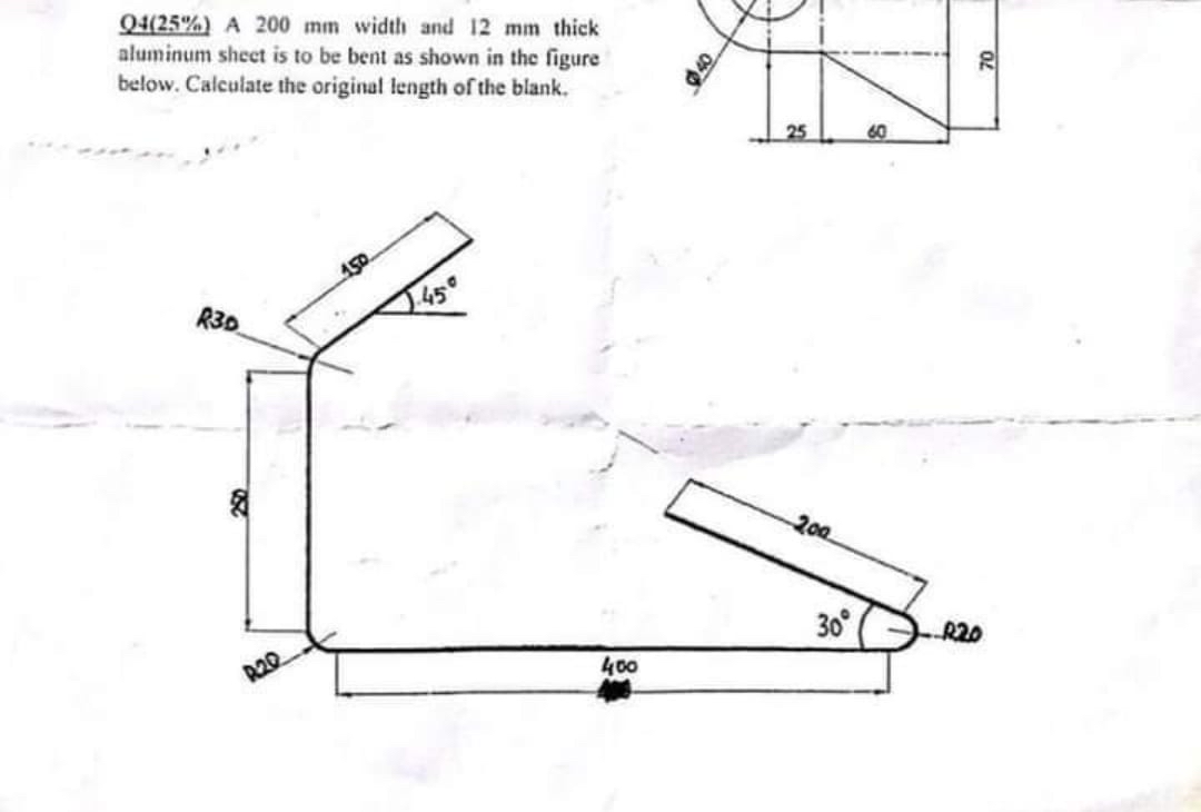 Q 4 ( 2 5 % ) A 2 0 0 mm width and 1 2 mm thick