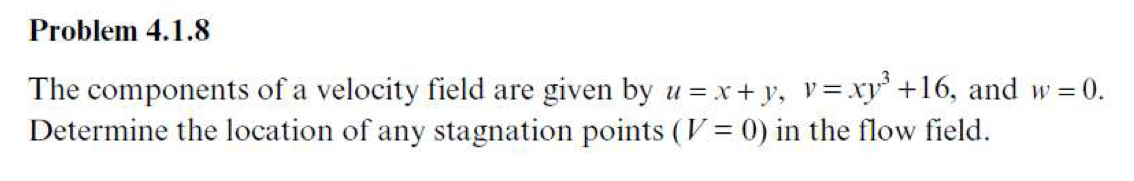 Problem 4 . 1 . 8 The components of a velocity