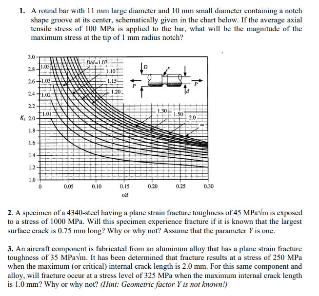 1 . A round bar with 1 1 mm large diameter and 1