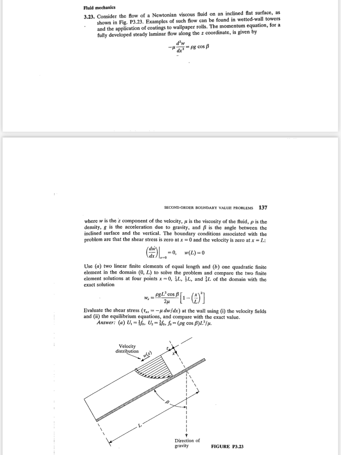 3 . 3 Derive the finite element model of the