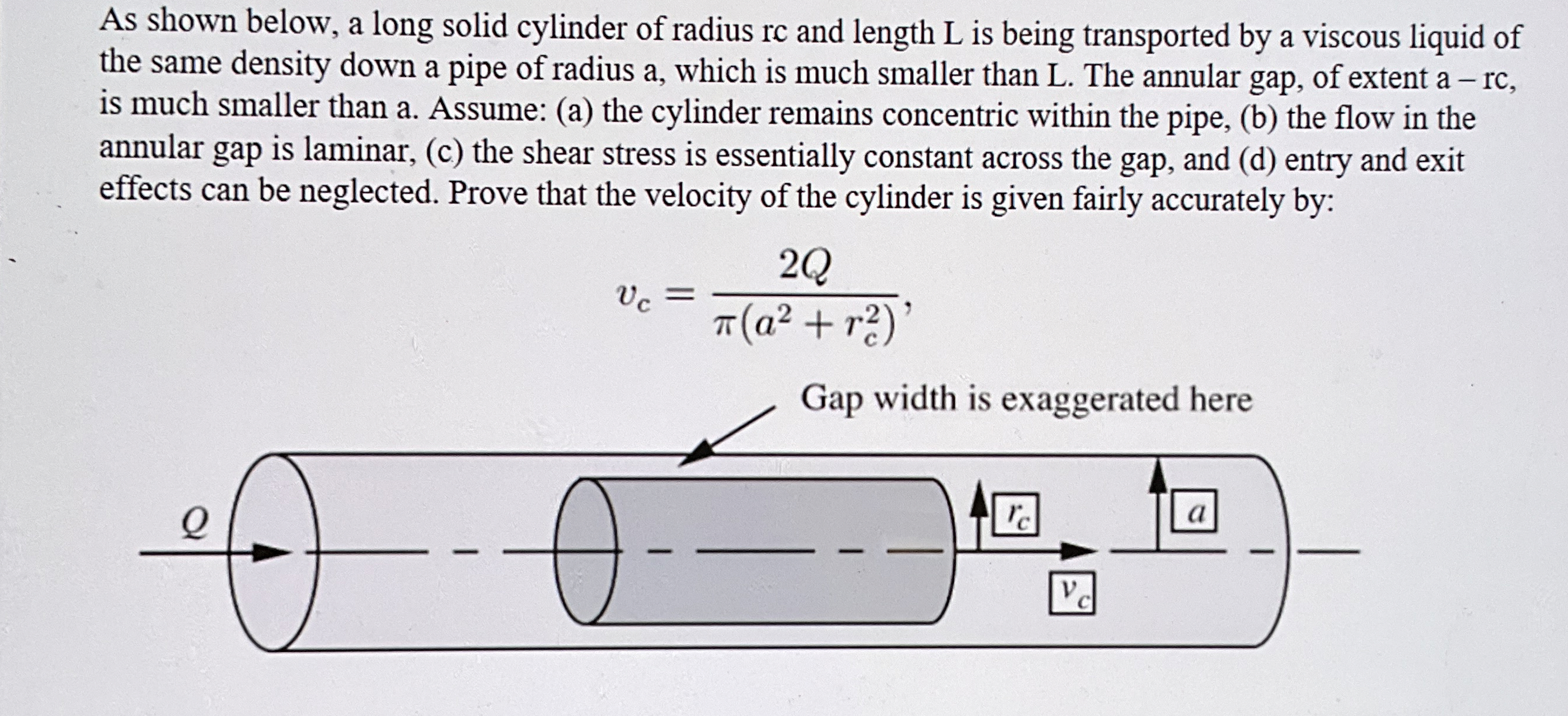 As shown below, a long solid cylinder of radius r