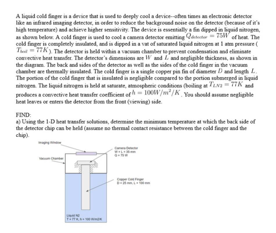 A liquid cold finger is a device that is used to