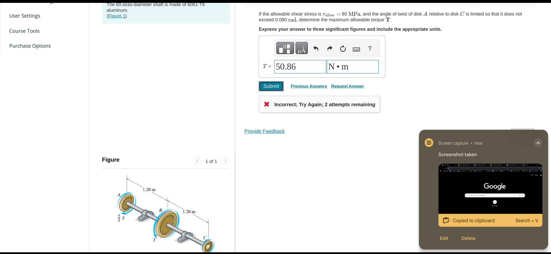 If the allowable shear stress is a l l o w = 8 0
