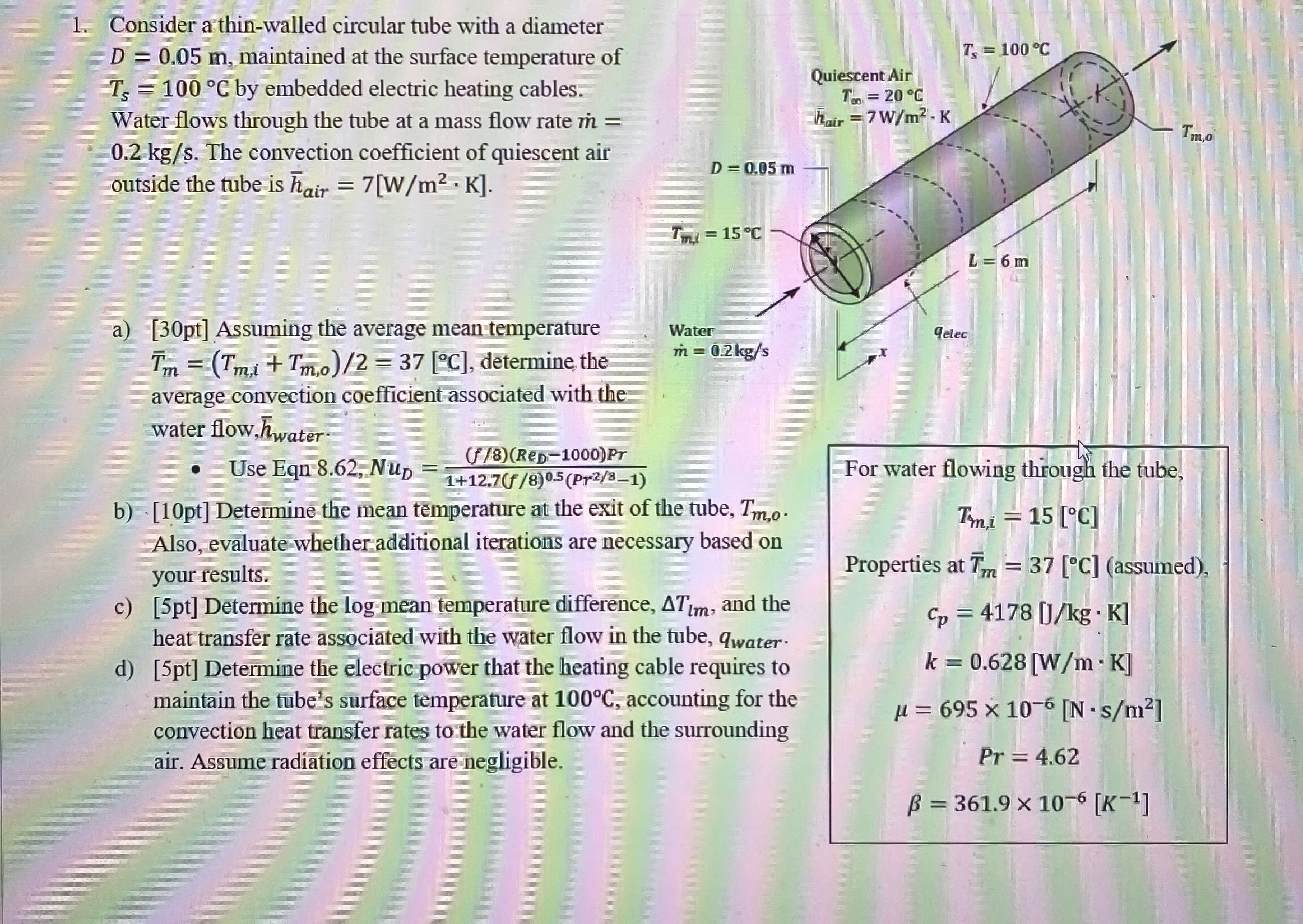 Consider a thin - walled circular tube with a