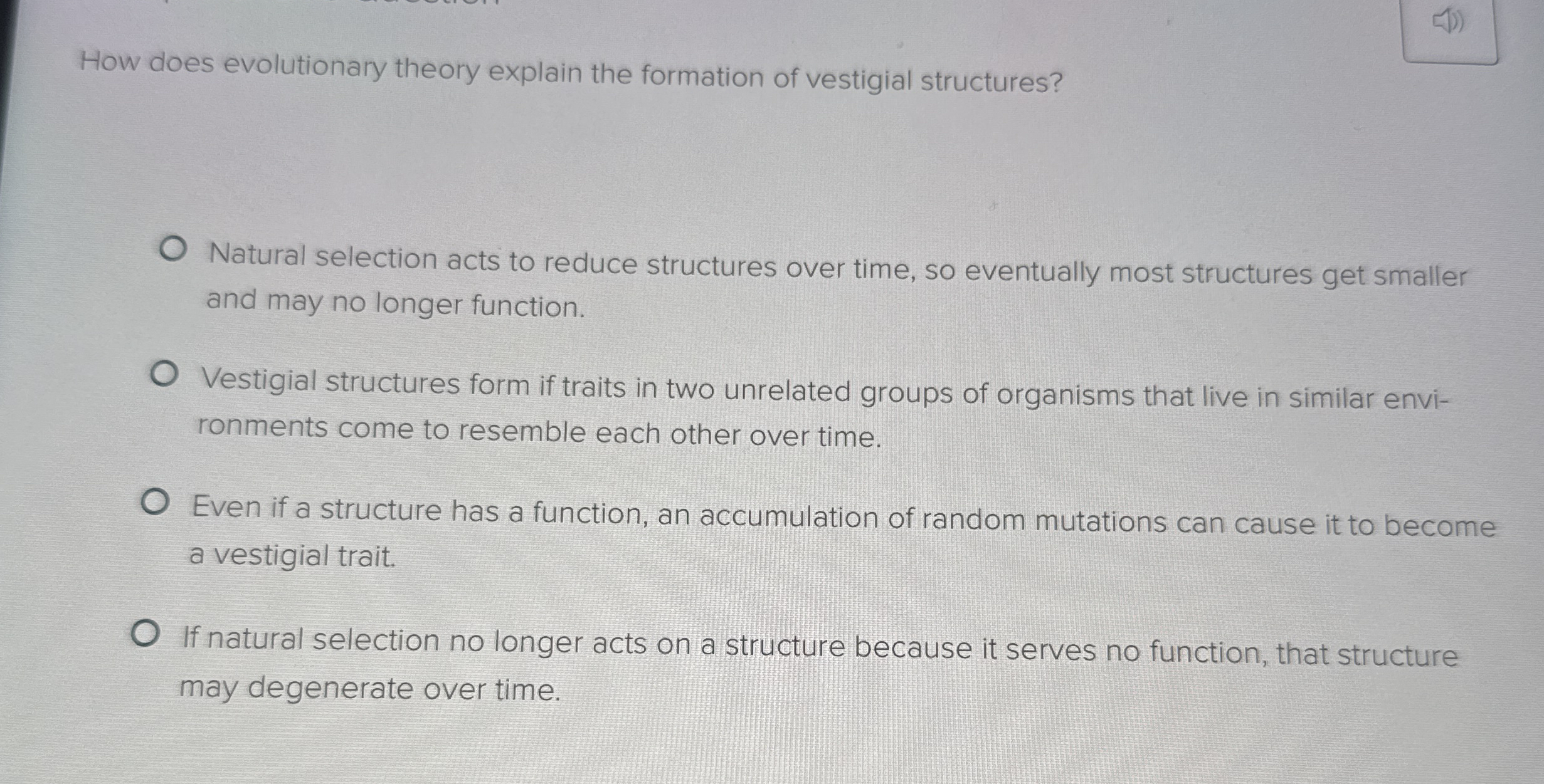 How does evolutionary theory explain the