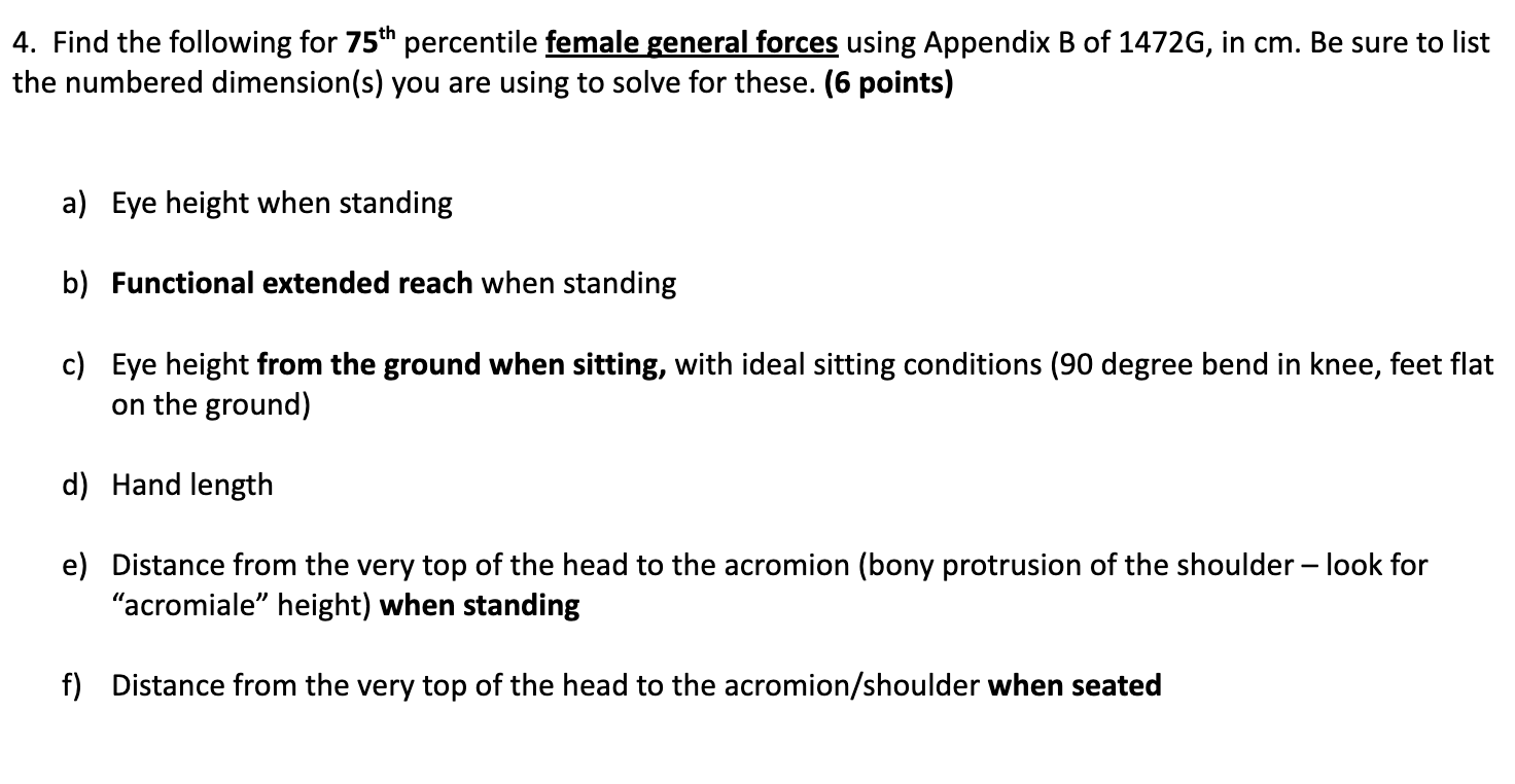 4 . Find the following for \ ( \ mathbf { 7 5 } {