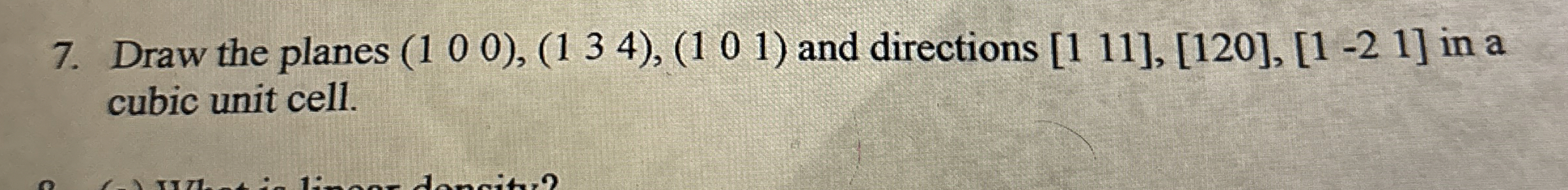Draw the planes ( [ 1 , 0 , 0 ] ) , ( [ 1 , 3 , 4