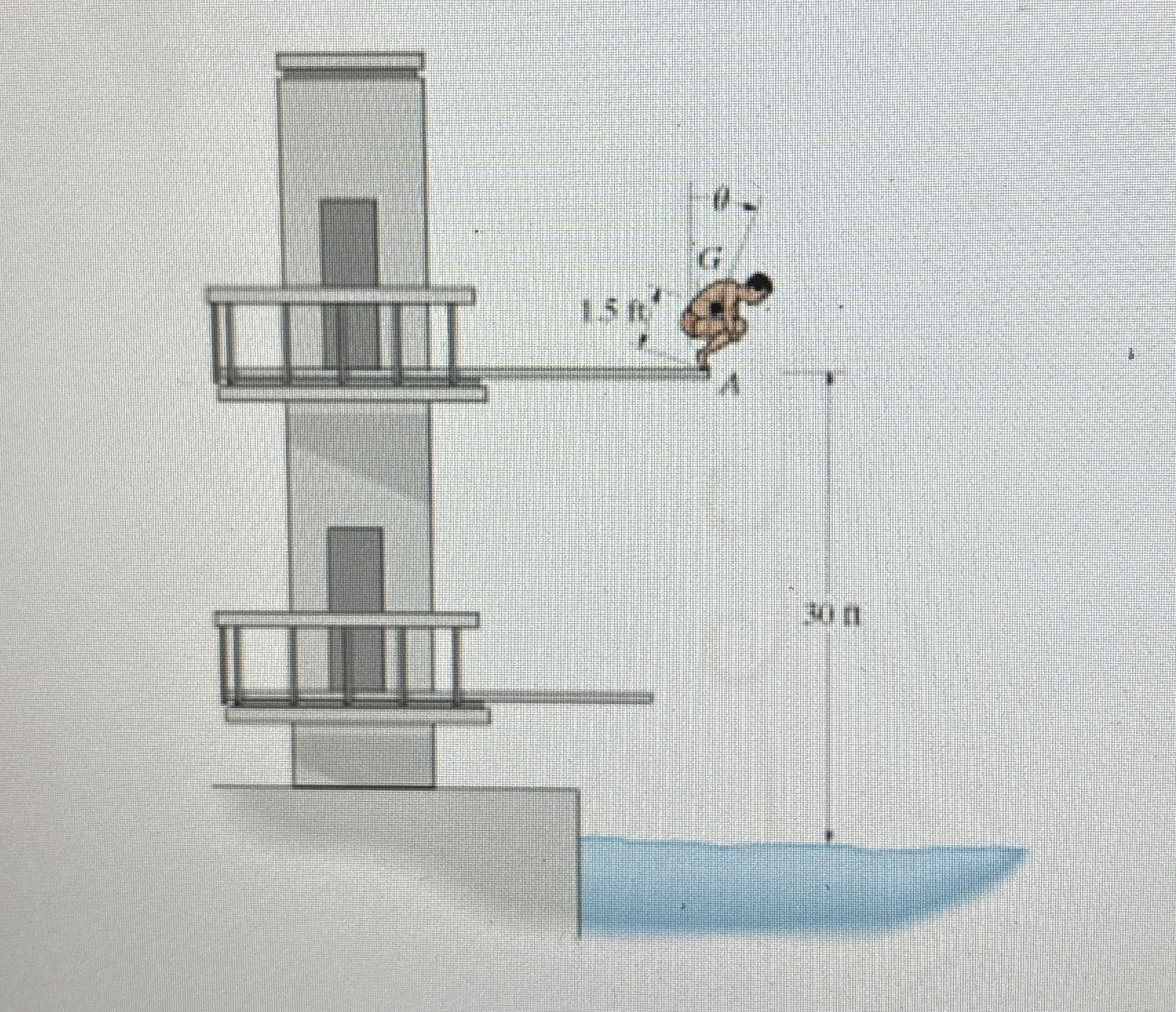 A man having a weight of 1 6 0 lb crouches down