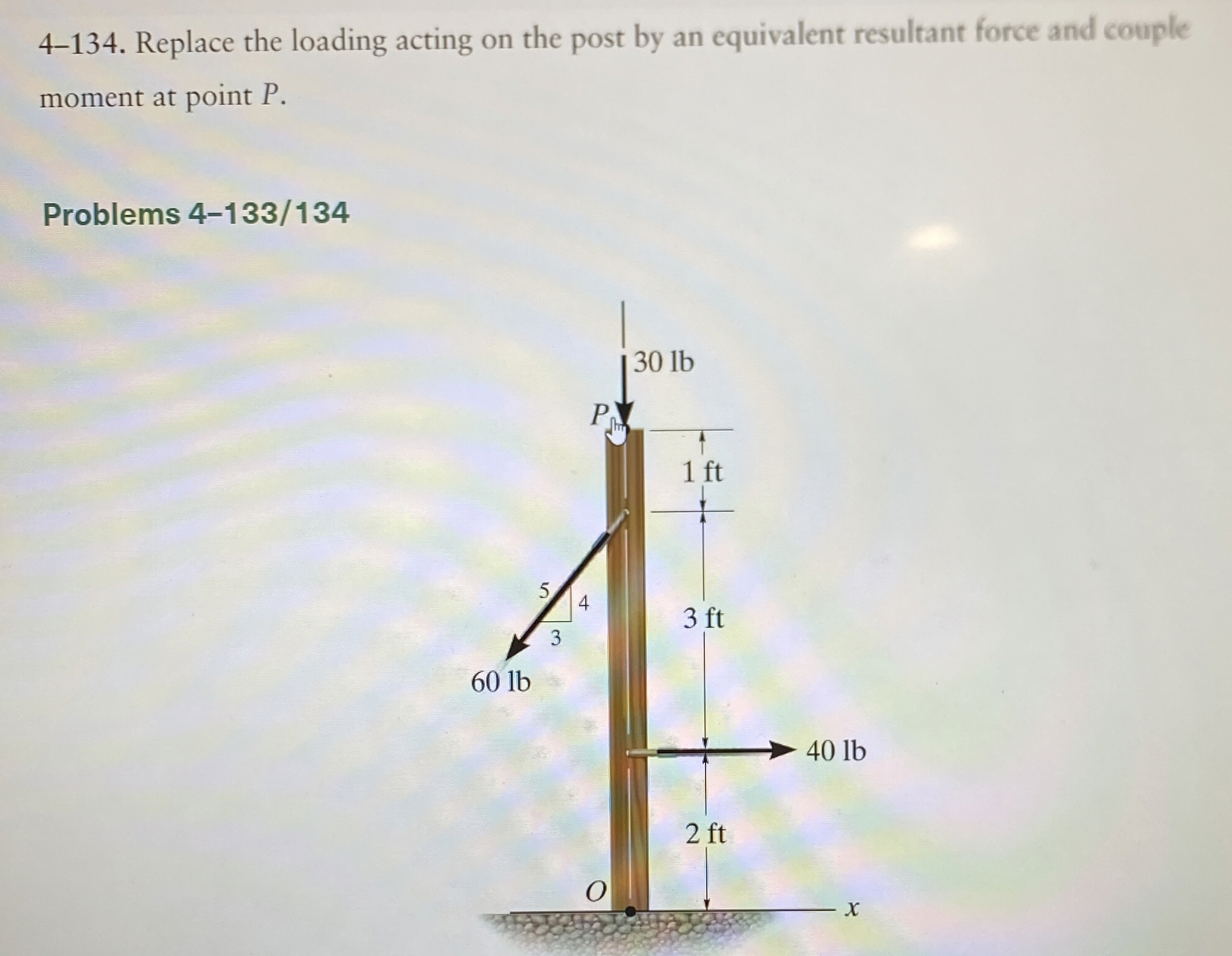 4 - 1 3 4 . Replace the loading acting on the