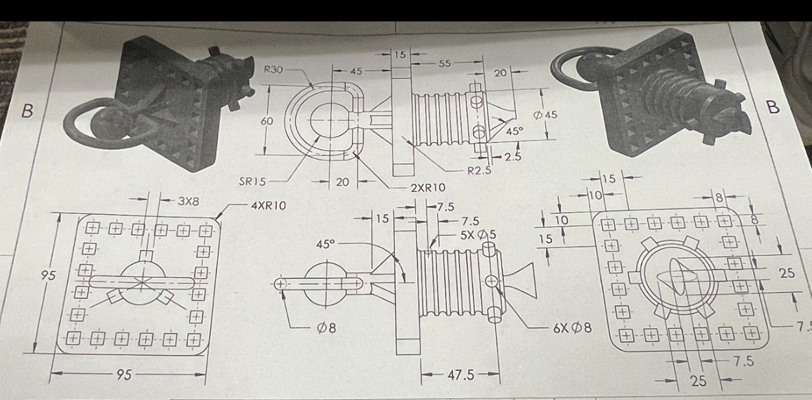Help me do this on SolidwoKs. Step by step