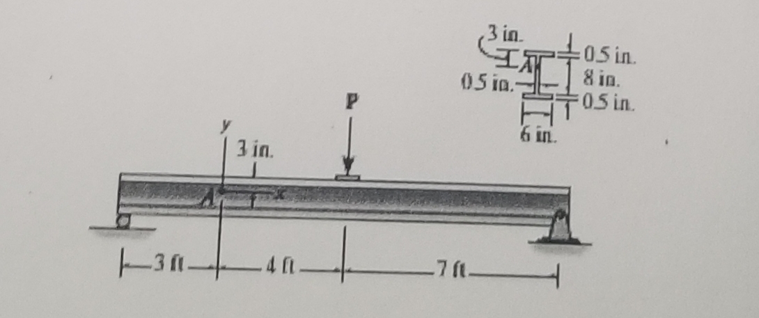 The strain in the x direction at point A on the