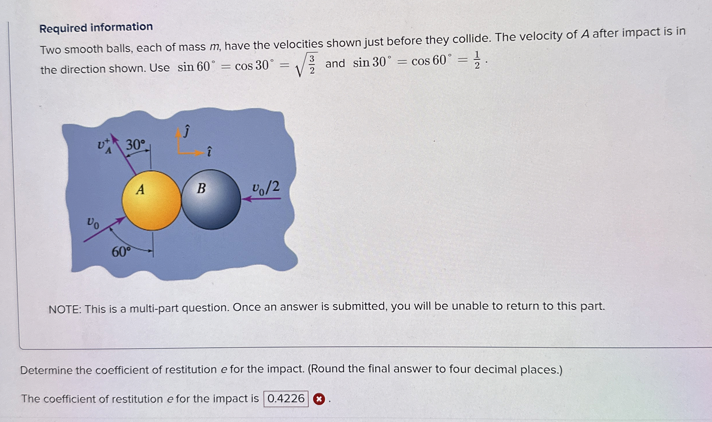 Required information Two smooth balls, each of